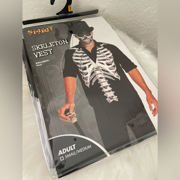 SPIRIT SKELETON VEST Size Adult S/M - Picture 2 of 10